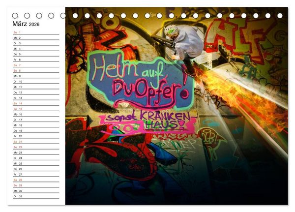 Produktbild: BMX My Life (Tischkalender 2026 DIN A5 quer), CALVENDO Monatskalender