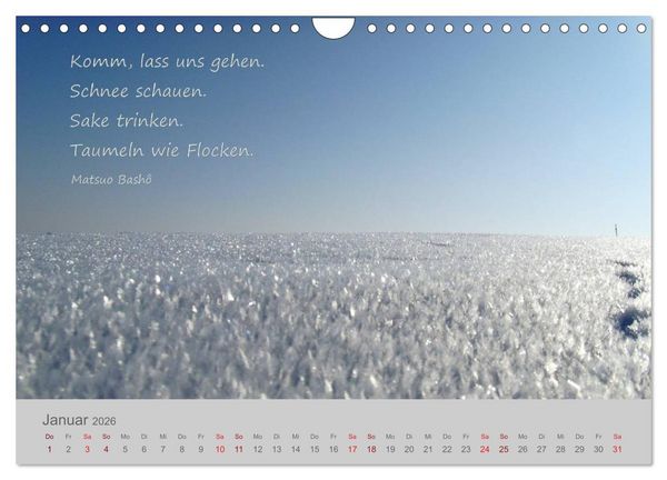 Produktbild: Jahres-Zeiten (Wandkalender 2026 DIN A4 quer), CALVENDO Monatskalender