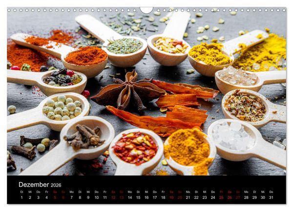 Produktbild: Spice Art - Gew&uuml;rze in Szene gesetzt (Wandkalender 2026 DIN A3 quer), CALVENDO Monatskalender