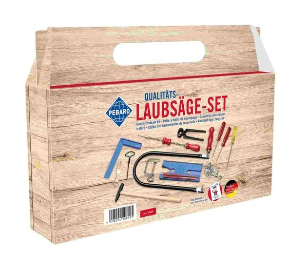 Produktbild: PEBARO 108P - Laubs&auml;ge-Set im Tragegriff-Karton, 21-teilig,