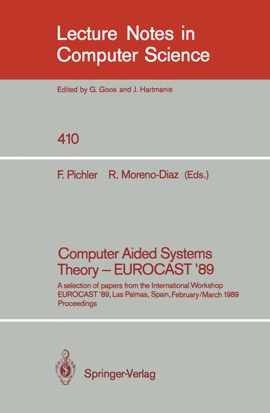 Produktbild: Computer Aided Systems Theory - EUROCAST '89