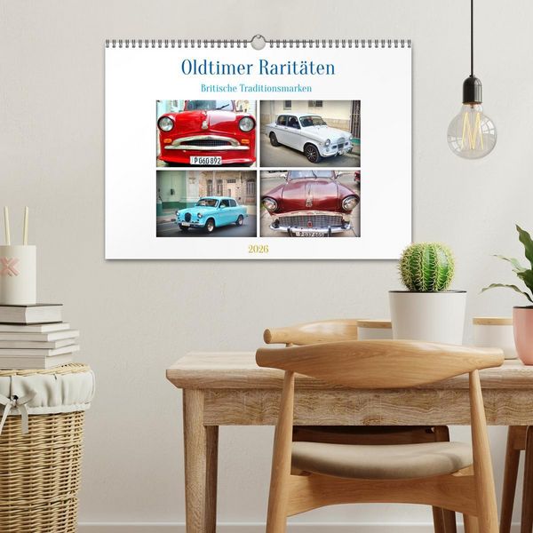 Produktbild: Oldtimer Rarit&auml;ten - Britische Traditionsmarken (Wandkalender 2026 DIN A3 quer), CALVENDO Monatskalender