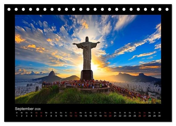 Produktbild: Horizonte entdecken - eine fotografische Weltreise (Tischkalender 2026 DIN A5 quer), CALVENDO Monatskalender