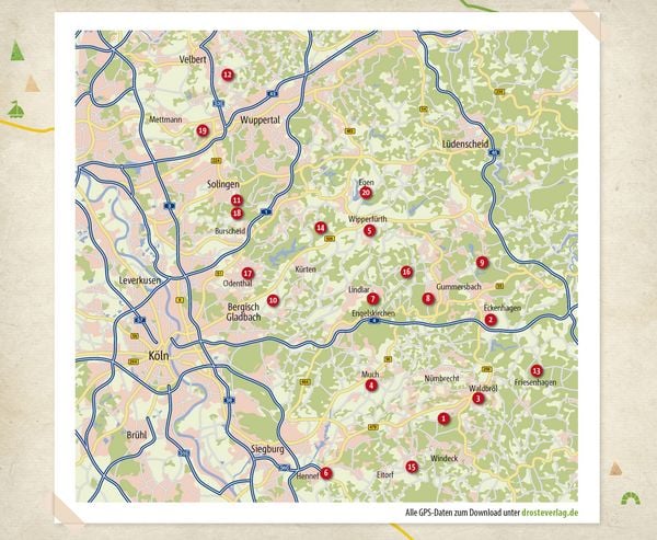 Produktbild: Bergisches Land. Wandern f&uuml;r die Seele