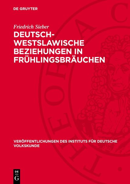 Produktbild: Deutsch-Westslawische Beziehungen in Fr&uuml;hlingsbr&auml;uchen