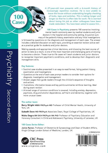 Produktbild: 100 Cases in Psychiatry