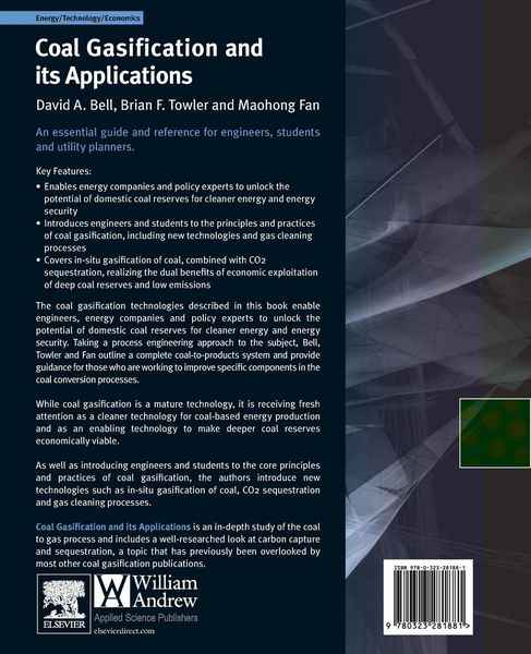 Produktbild: Coal Gasification and Its Applications