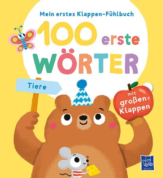 Mein erstes Klappen-Fühlbuch - 100 erste Wörter - Tiere, Gebundene Ausgabe von , YoYo Books, 9789464228595