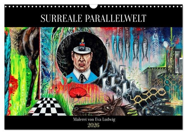 Produktbild: Surreale Parallelwelt (Wandkalender 2026 DIN A3 quer), CALVENDO Monatskalender