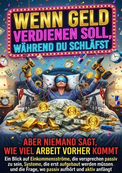 Produktbild: Wenn Geld verdienen soll, w&auml;hrend du schl&auml;fst, aber niemand sagt, wie viel Arbeit vorher kommt