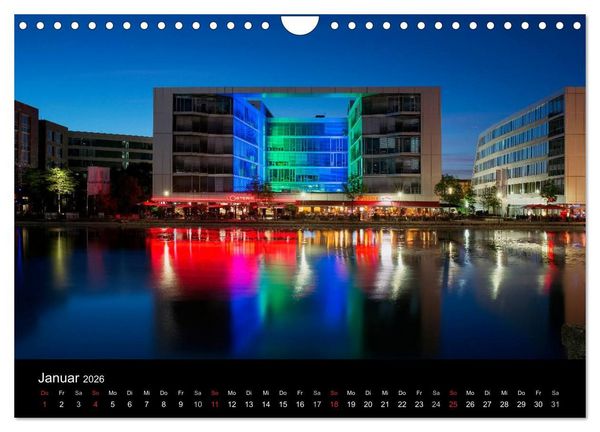 Produktbild: Ruhrlights II - Nachtlichter des Ruhrgebietes (Wandkalender 2026 DIN A4 quer), CALVENDO Monatskalender