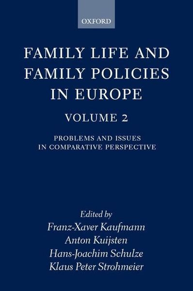 Produktbild: Family Life and Family Policies in Europe