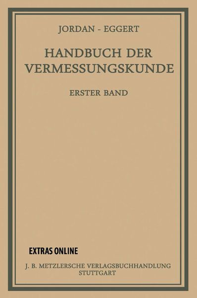Produktbild: Handbuch der Vermessungskunde