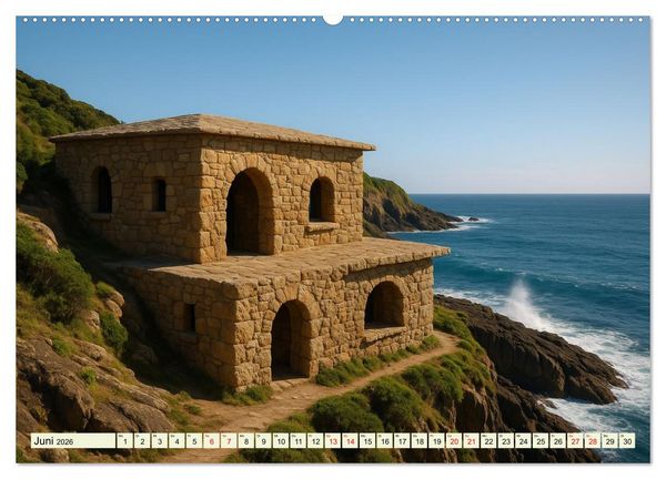 Produktbild: Paradiese der Stille - Orte zum Tr&auml;umen (hochwertiger Premium Wandkalender 2026 DIN A2 quer), Kunstdruck in Hochglanz
