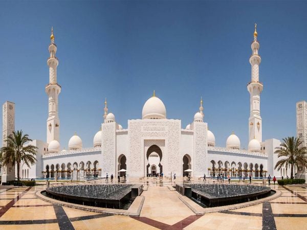 Produktbild: CALVENDO Puzzle Sheik Zayed Moschee | 1000 Teile Lege-Gr&ouml;&szlig;e 64x48cm Foto-Puzzle f&uuml;r gl&uuml;ckliche Stunden