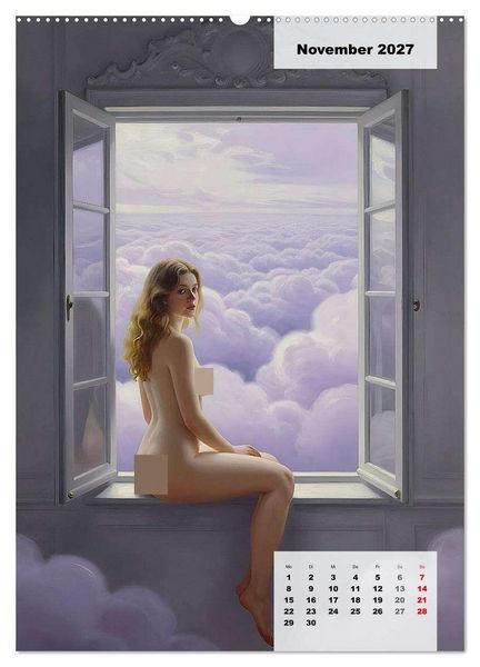 Produktbild: Entbl&ouml;&szlig;te Epochen &ndash; Surrealismus (Wandkalender 2027 DIN A2 hoch), CALVENDO Monatskalender
