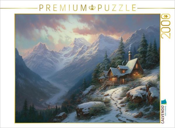 Produktbild: CALVENDO Puzzle H&uuml;tte am Hang | 2000 Teile Lege-Gr&ouml;&szlig;e 90x67cm Foto-Puzzle f&uuml;r gl&uuml;ckliche Stunden