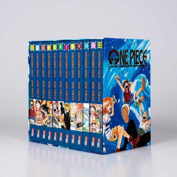 One Piece Sammelschuber 1: East Blue (inklusive Band 1–12)' von 'Eiichiro  Oda' - Buch - '978-3-551-02437-4