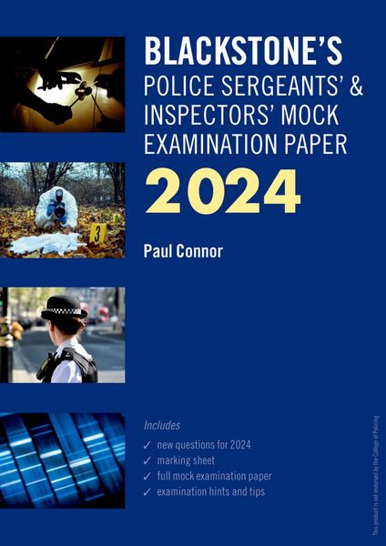 Produktbild: Blackstone's Police Sergeants' and Inspectors' Mock Exam 2024