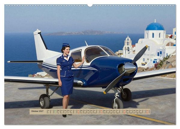 Produktbild: Lack und Leinwand &ndash; Flieger (hochwertiger Premium Wandkalender 2027 DIN A2 quer), Kunstdruck in Hochglanz