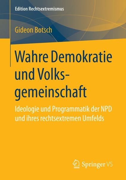Produktbild: Wahre Demokratie und Volksgemeinschaft