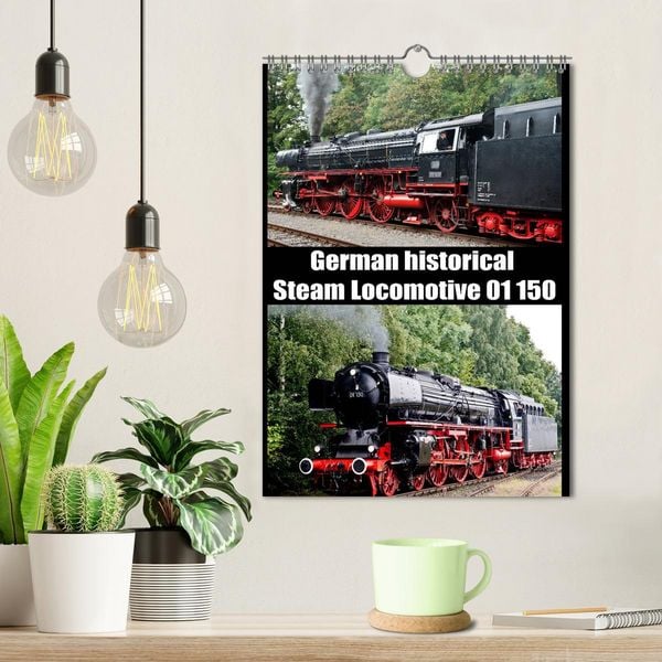 Produktbild: Steam Locomotive 01 150 / UK-Version (Wall Calendar 2026 DIN A4 portrait), CALVENDO 12 Month Wall Calendar