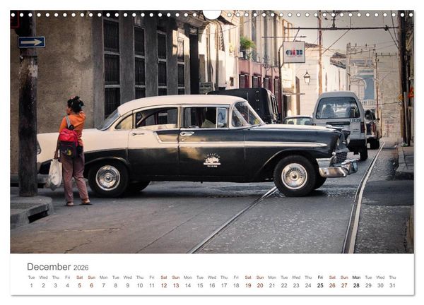 Produktbild: Cuban Cars (Wall Calendar 2026 DIN A3 landscape), CALVENDO 12 Month Wall Calendar