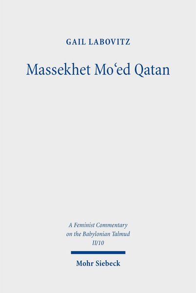 Produktbild: Massekhet Mo'ed Qatan