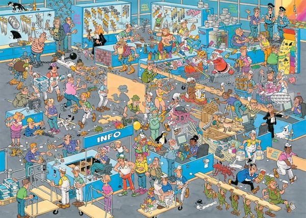Produktbild: Jan van Haasteren - Das Renovierungsprojekt & Der Baumarkt (2x1000 Teile)