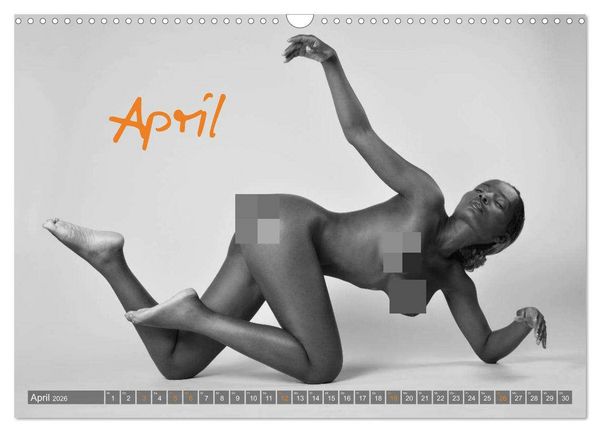 Produktbild: Erotik Fotoart Klassische Aktfotografie (Wandkalender 2026 DIN A3 quer), CALVENDO Monatskalender