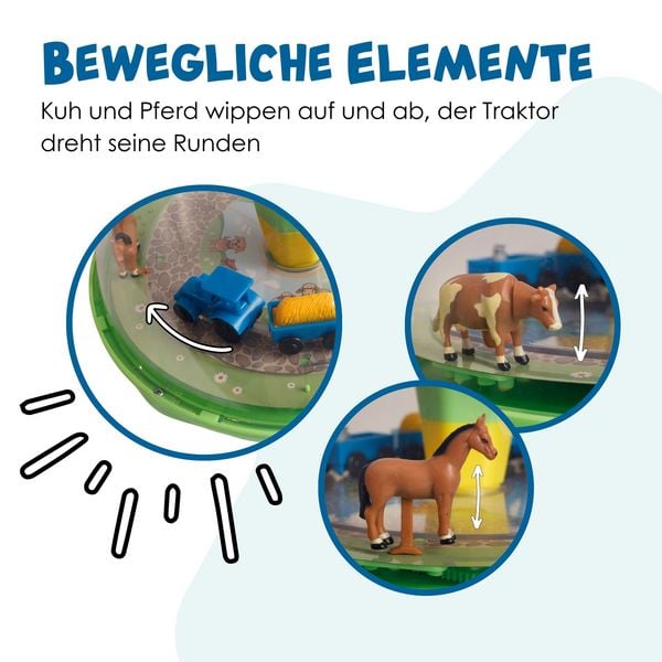 Produktbild: alldoro - Brummkreisel Bauernhof, interaktiver Kreisel