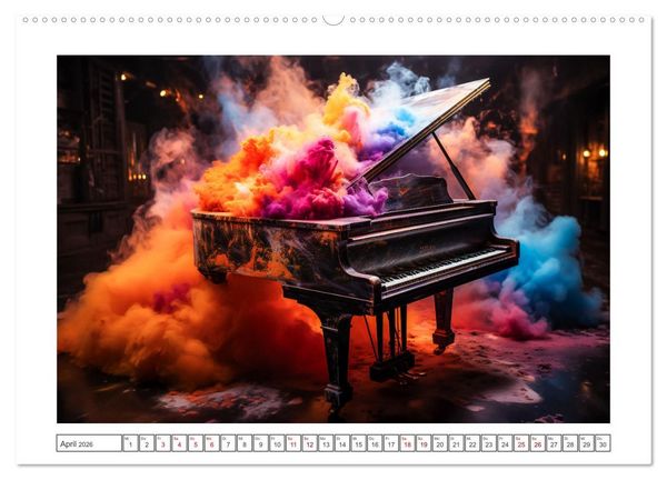 Produktbild: Konzert der Farben (Wandkalender 2026 DIN A2 quer), CALVENDO Monatskalender