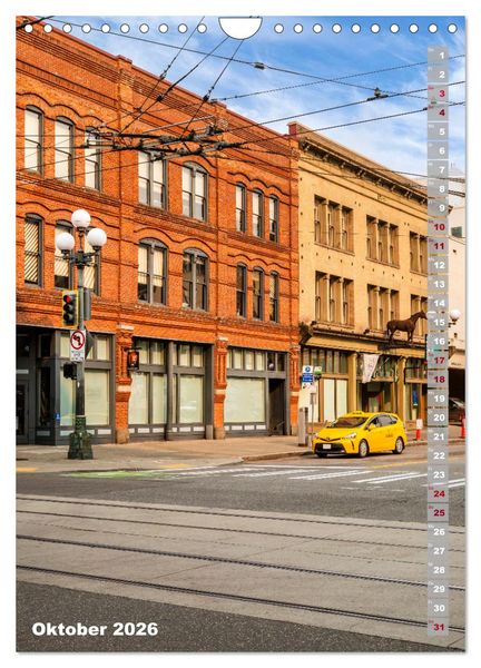 Produktbild: SEATTLE Imposante Stadt- und Naturimpressionen (Wandkalender 2026 DIN A4 hoch), CALVENDO Monatskalender