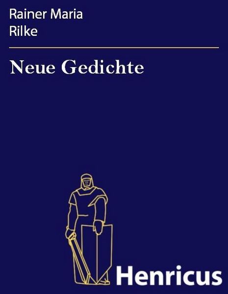 Produktbild: Neue Gedichte