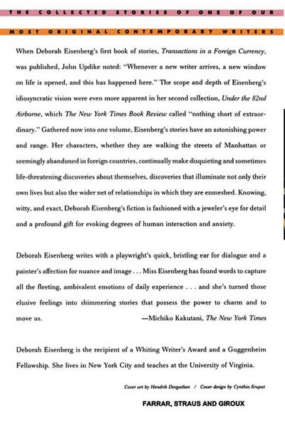 Produktbild: The Stories (So Far) of Deborah Eisenberg