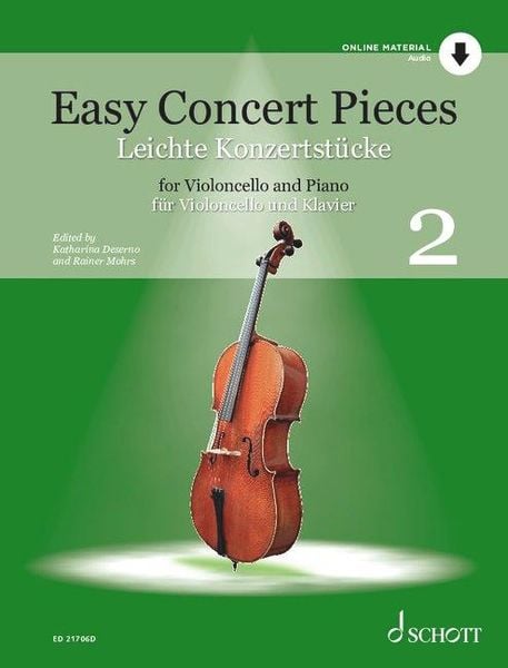 Produktbild: Leichte Konzertst&uuml;cke f&uuml;r Violoncello und Klavier. Band 2