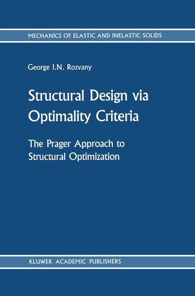 Produktbild: Structural Design via Optimality Criteria