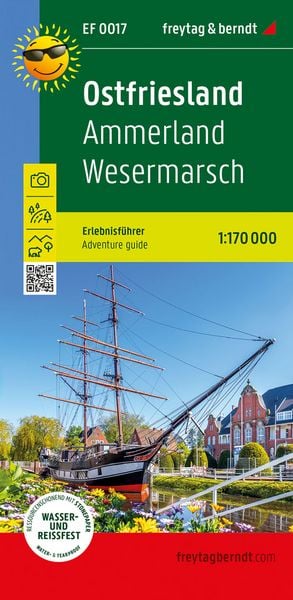 Freytag & berndt Freizeitkarte Ostfriesland, Erlebnisführer 1:170.000, Sonstige von , KOMPASS freytag und berndt, 978-3-7079-2001-7