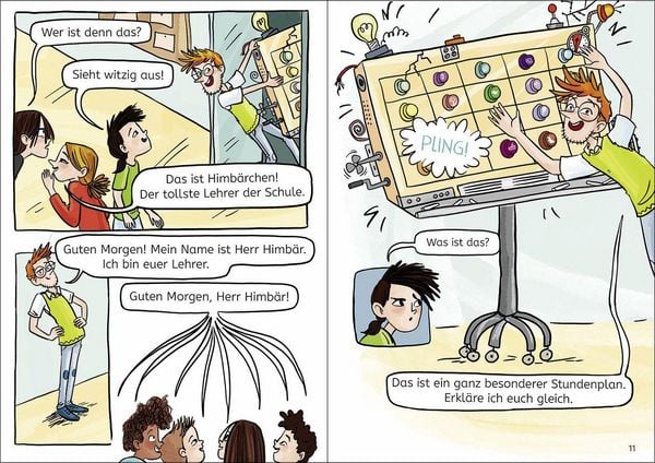 Produktbild: Lesel&ouml;wen Comics 1. Klasse - Der magische Stundenplan