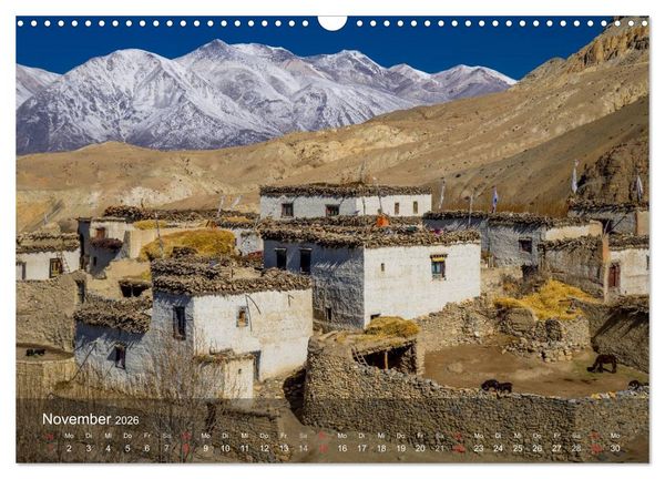 Produktbild: Faszinierende Landschaften der Welt: K&ouml;nigreich Mustang (Wandkalender 2026 DIN A3 quer), CALVENDO Monatskalender