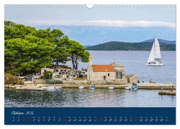 Produktbild: Kroatien Die wundersch&ouml;ne K&uuml;ste vor Zadar (Wandkalender 2026 DIN A3 quer), CALVENDO Monatskalender