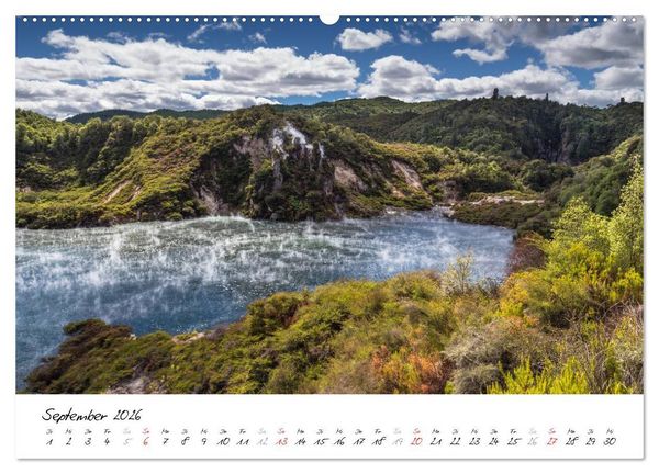 Produktbild: Neuseeland - Streifzug &uuml;ber die Nordinsel / CH-Version (Wandkalender 2026 DIN A2 quer), CALVENDO Monatskalender