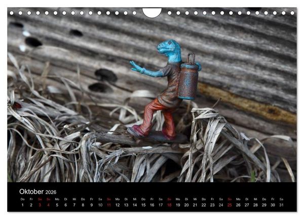 Produktbild: Micro Dino Skaters 2026 (Wandkalender 2026 DIN A4 quer), CALVENDO Monatskalender