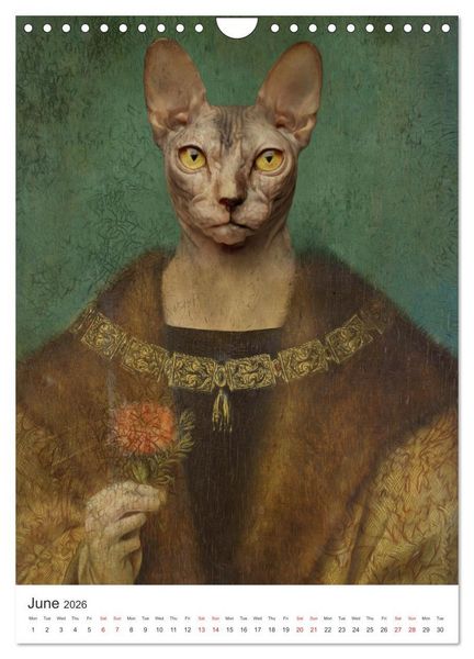 Produktbild: Aristocrat Cats (Wall Calendar 2026 DIN A4 portrait), CALVENDO 12 Month Wall Calendar