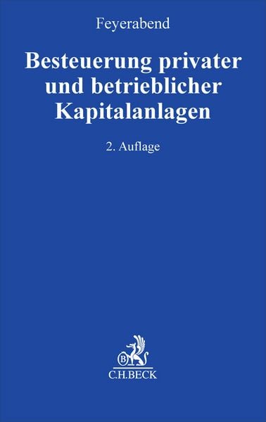 Produktbild: Besteuerung privater und betrieblicher Kapitalanlagen