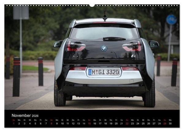 Produktbild: BMW i3 (hochwertiger Premium Wandkalender 2026 DIN A2 quer), Kunstdruck in Hochglanz
