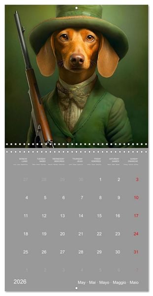 Produktbild: If dogs were humans (Wall Calendar 2026 12 &times; 12 Inch) CALVENDO 12 Month Wall Calendar