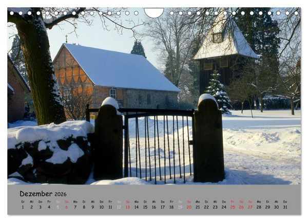 Produktbild: L&uuml;neburger Heide - sch&ouml;n zu jeder Jahreszeit (Wandkalender 2026 DIN A4 quer), CALVENDO Monatskalender