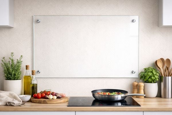 Produktbild: K&uuml;chenr&uuml;ckwand Herd Spritzschutz 100 x 40 cm Esilo