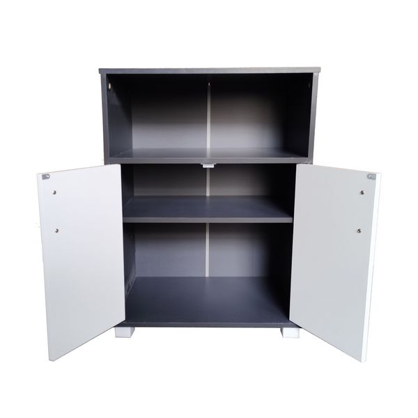 Produktbild: HTI-Living K&uuml;chenschrank Blanca Grau Wei&szlig; K&uuml;chenschrank Blanca Grau Wei&szlig;